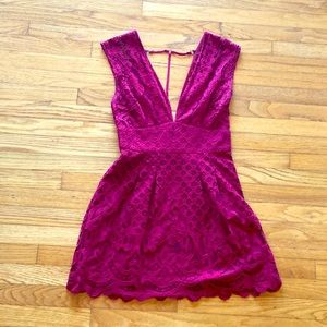 Free People short lace dress .